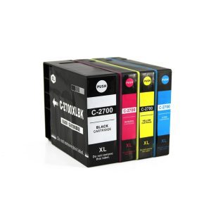 Canon PGI-2700XL (BK+C+M+Y)(代用)(4 pcs)(可自選顔色) $200